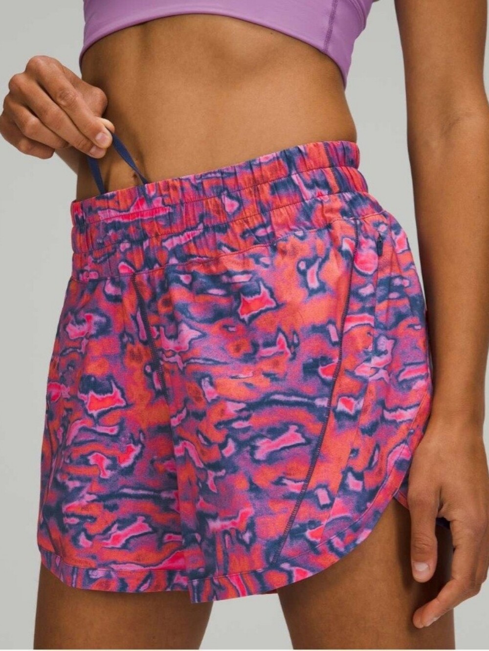 Lululemon Track That Mid-Rise Lined Short 5"

Chroma Clash Multi